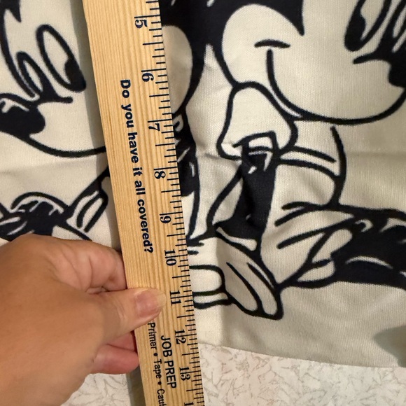 Disney Mickey and Minnie Canvas Tote - Black and Cream - Picture 2 of 5